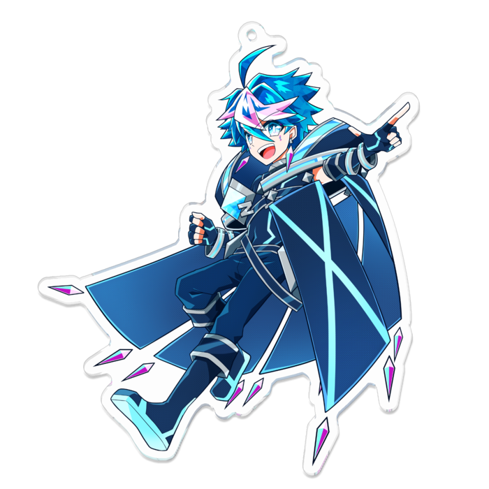 アクリルキーホルダー（コーティング） - 100 x 100 (mm)