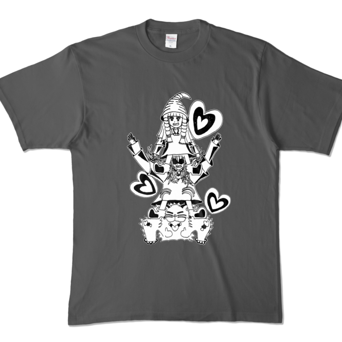 カラーTシャツ - XL - チャコール (濃色)