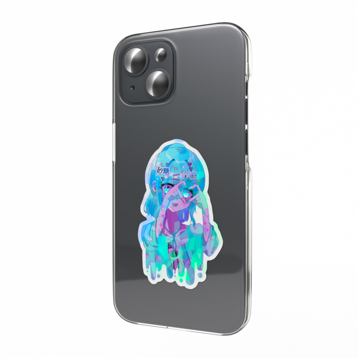 ホログラムスマホステッカー - 縦