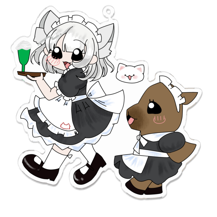 アクリルキーホルダー - 100 x 100 (mm)