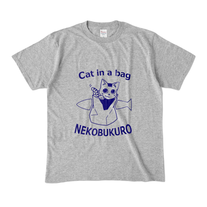 カラーTシャツ - M - 杢グレー (濃色)