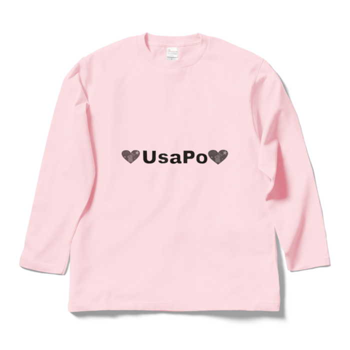 ロングスリーブTシャツ - L - ライトピンク