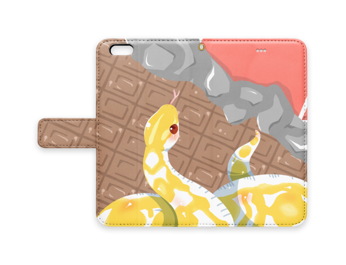 手帳型iPhoneケース - iPhone 6 Plus / 6s Plus - ストラップ穴 あり