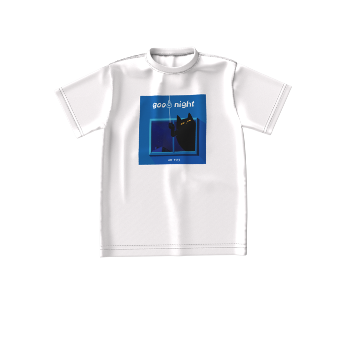 【goodnightさん】ビッグシルエットTシャツ - S - 正面