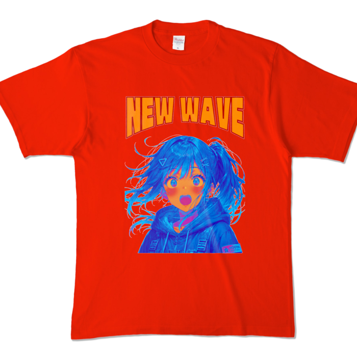 カラーTシャツ - XL - レッド (濃色)