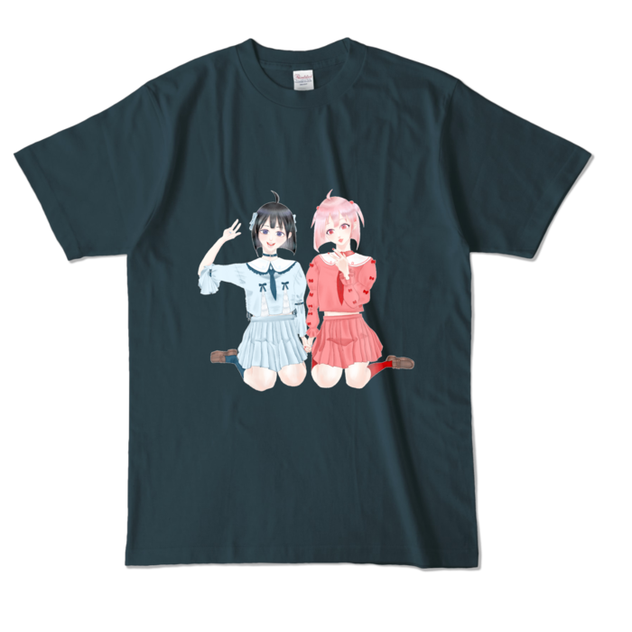 カラーTシャツ - L - デニム (濃色)