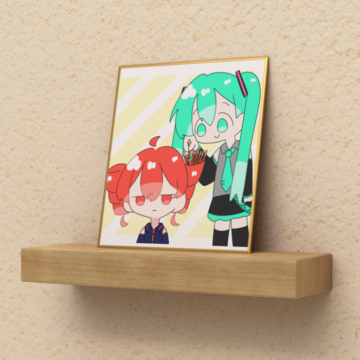 色紙 - ミニ（H135 × W120mm）