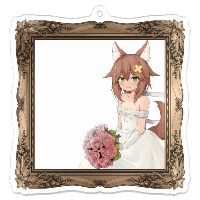アクリルキーホルダー - 70 x 70 (mm)