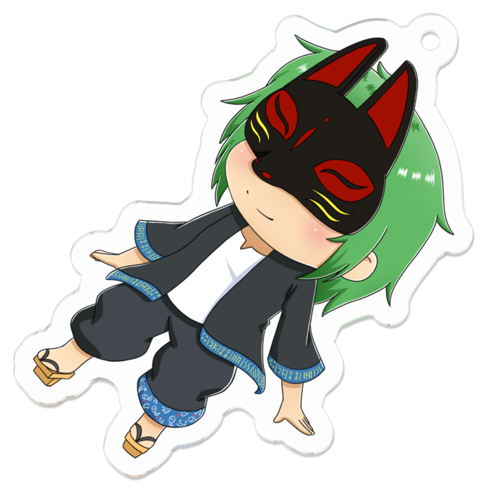 アクリルキーホルダー - 50 x 50 (mm)