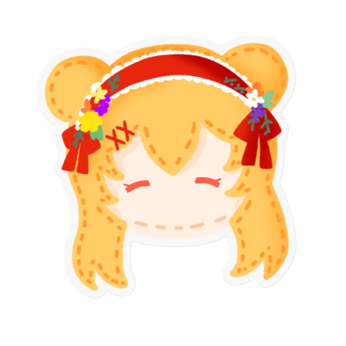 ステッカー/にっこり