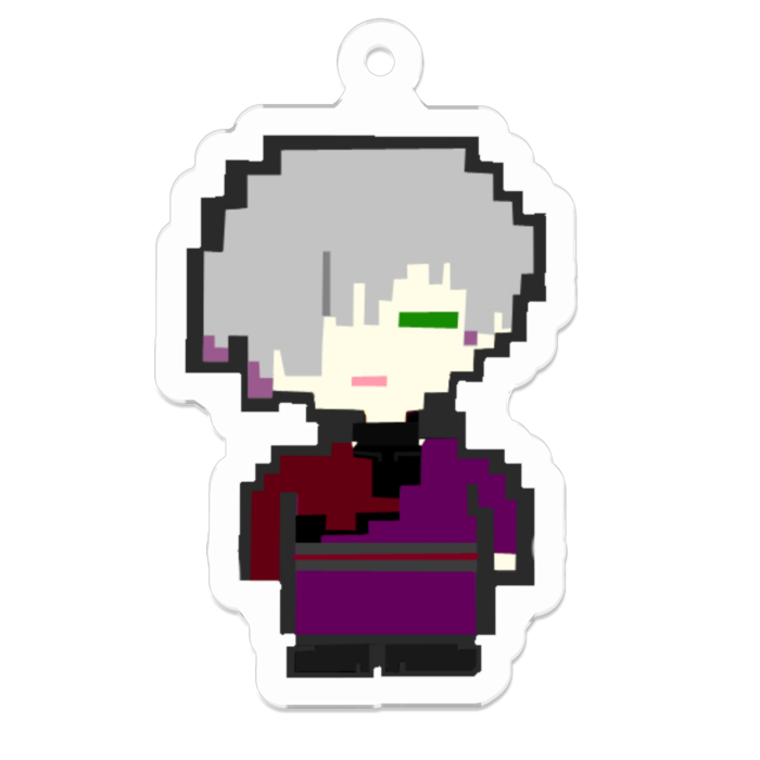 アクリルキーホルダー（コーティング） - 50 x 50 (mm)