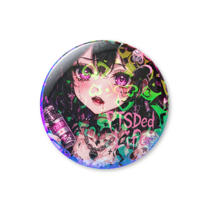 ホログラム缶バッジ - 32mm