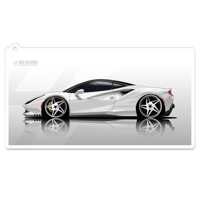 アクリルキーホルダー - 100 x 100 (mm)