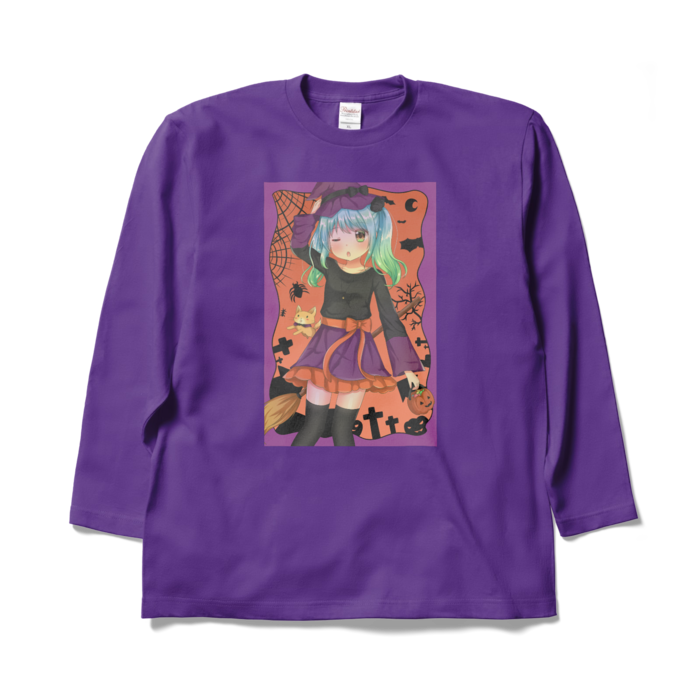 ロングスリーブTシャツ - XL - パープル