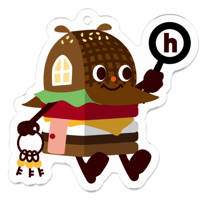 アクリルキーホルダー - 50 x 50 (mm)