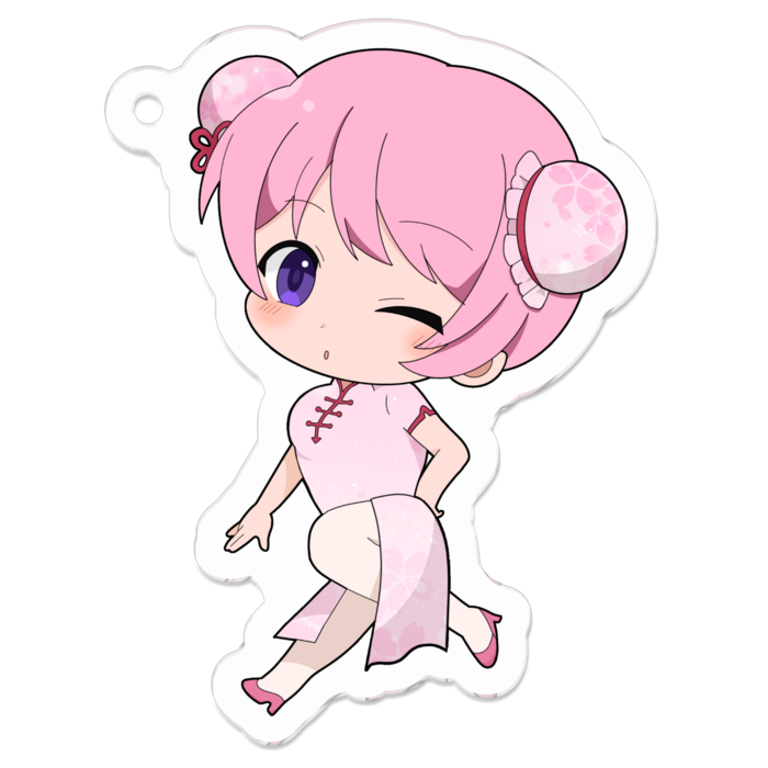 アクリルキーホルダー - 50 x 50 (mm)