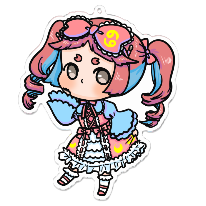 アクリルキーホルダー - 100 x 100 (mm)