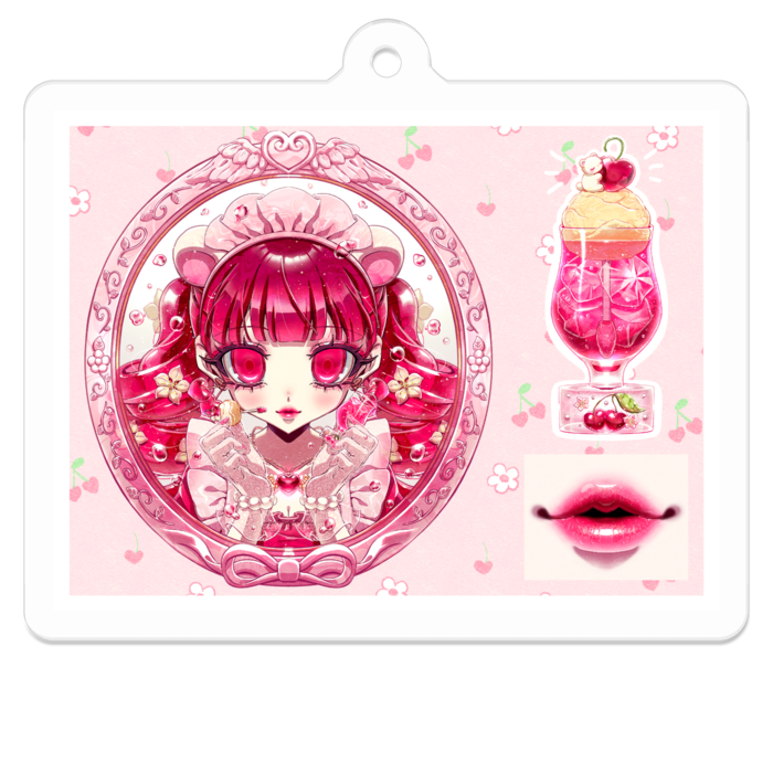 アクリルキーホルダー - 50 x 50 (mm)
