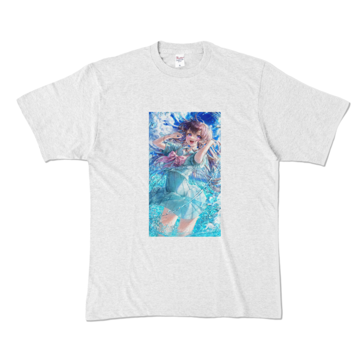 カラーTシャツ - XL - アッシュ (淡色)