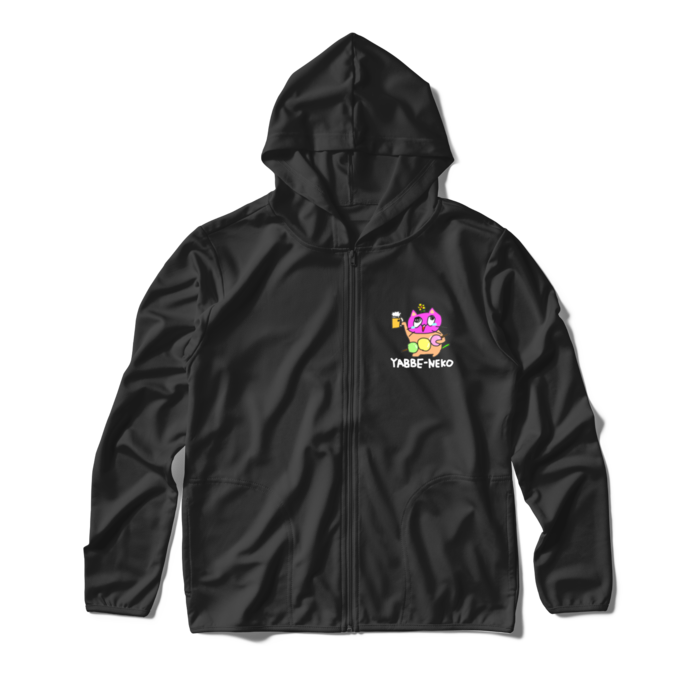 ジップパーカー - M - ブラック