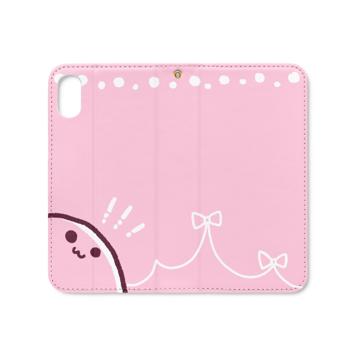 手帳型iPhoneケース（ベルトなし） - iPhone XS / X - ストラップ穴 あり