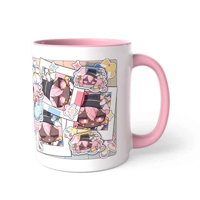 ツートンカラーマグカップ - 直径 8.2cm / 高さ 9.5cm