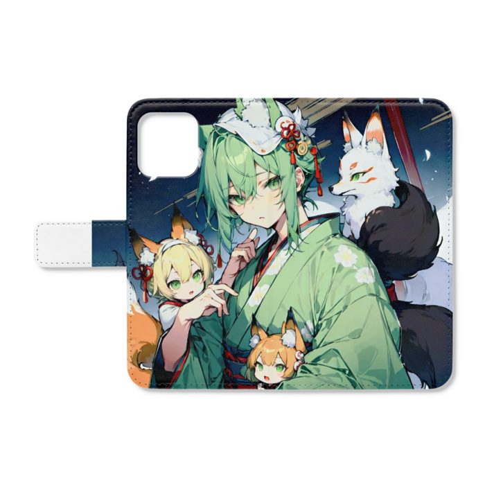 手帳型iPhoneケース - iPhone12 / 12 Pro - ストラップ穴 なし