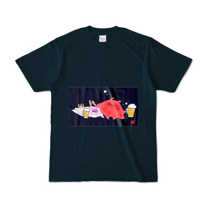 カラーTシャツ - S - ネイビー (濃色)