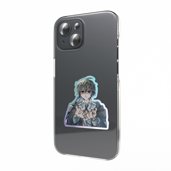 オーロラスマホステッカー - 縦