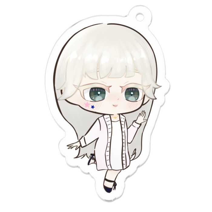 アクリルキーホルダー - 50 x 50 (mm)