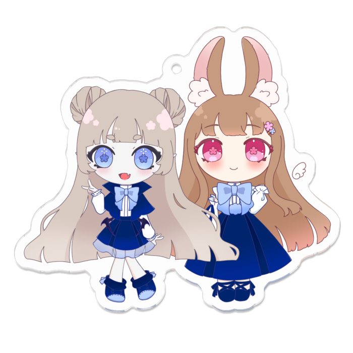 アクリルキーホルダー - 70 x 70 (mm)