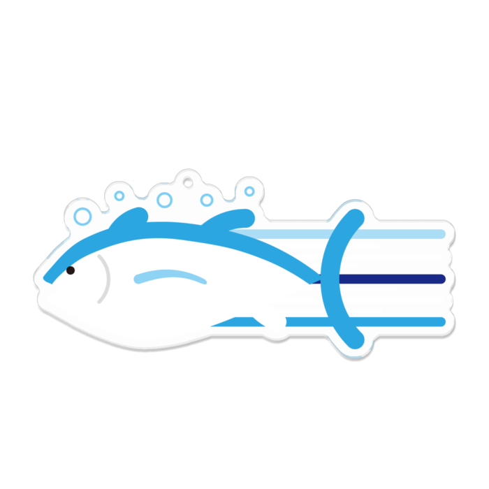 アクリルキーホルダー - 100 x 100 (mm)