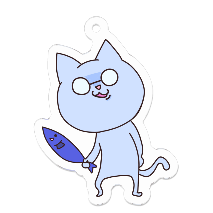 アクリルキーホルダー - 50 x 50 (mm)