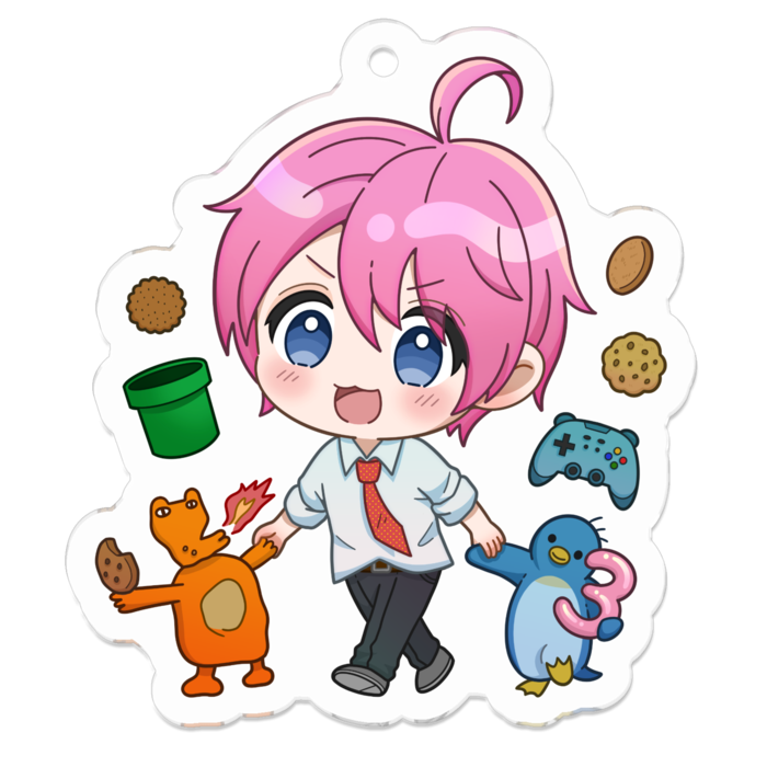 アクリルキーホルダー - 50 x 50 (mm)