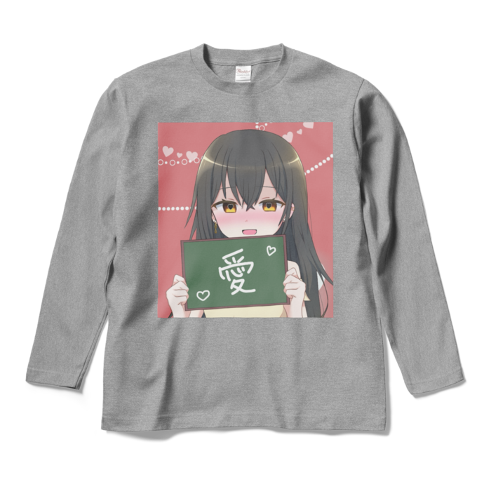 ロングスリーブTシャツ - M - 杢グレー