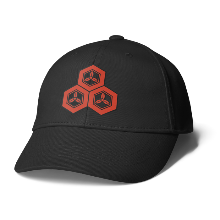 キャップ - ブラック