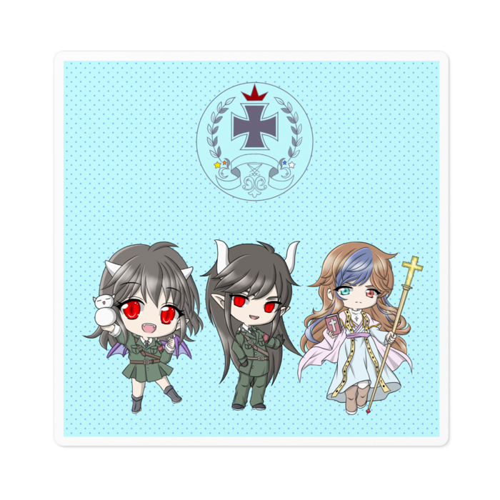 ステッカー - 100 x 100 (mm)