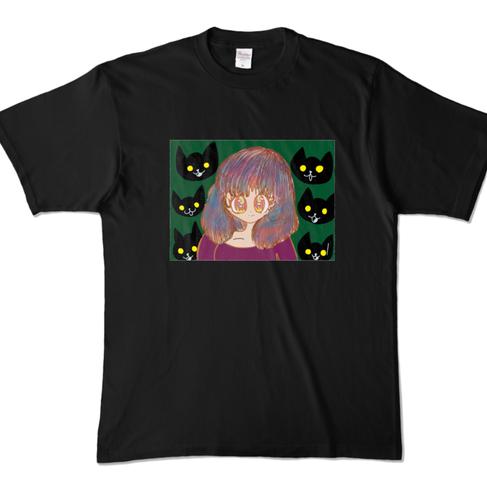 カラーTシャツ - XL - ブラック (濃色)