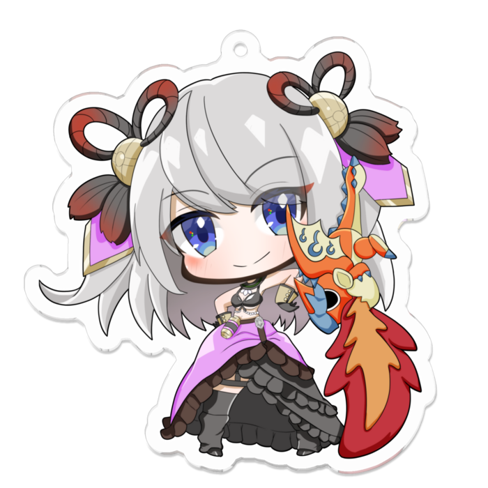 アクリルキーホルダー - 70 x 70 (mm)