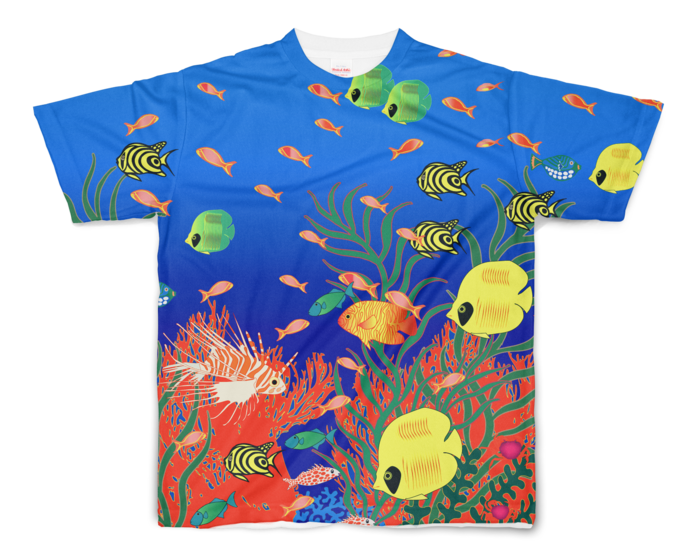 フルグラフィックTシャツ - S - 両面印刷