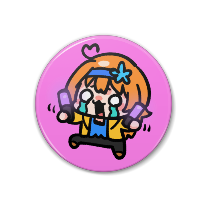 缶バッジ@てぇてぇ