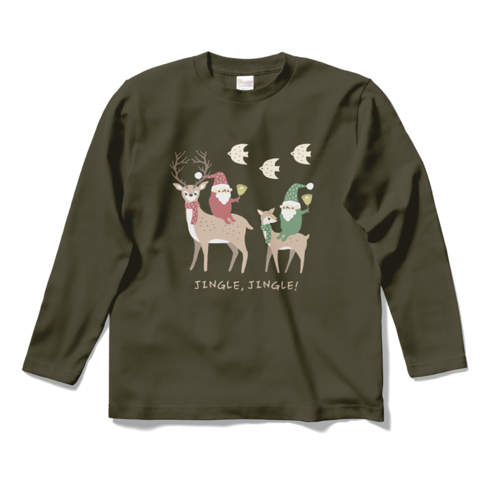 ロングスリーブTシャツ - S - アーミーグリーン