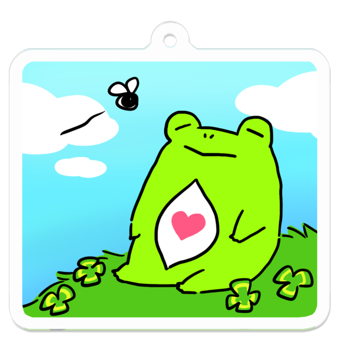 アクリルキーホルダー - 50 x 50 (mm)