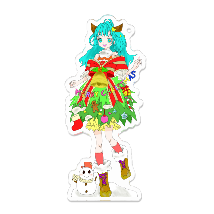 アクリルキーホルダー - 100 x 100 (mm)