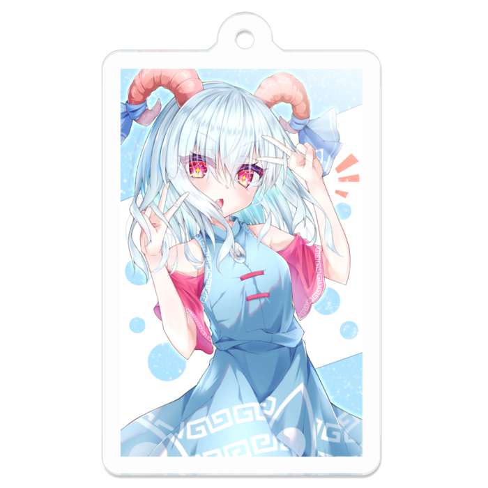 アクリルキーホルダー - 50 x 50 (mm)