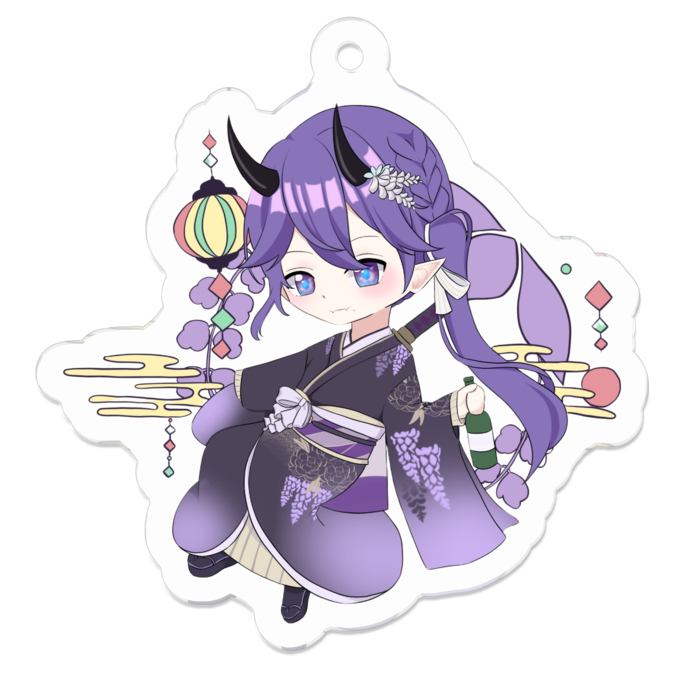 アクリルキーホルダー - 50 x 50 (mm)