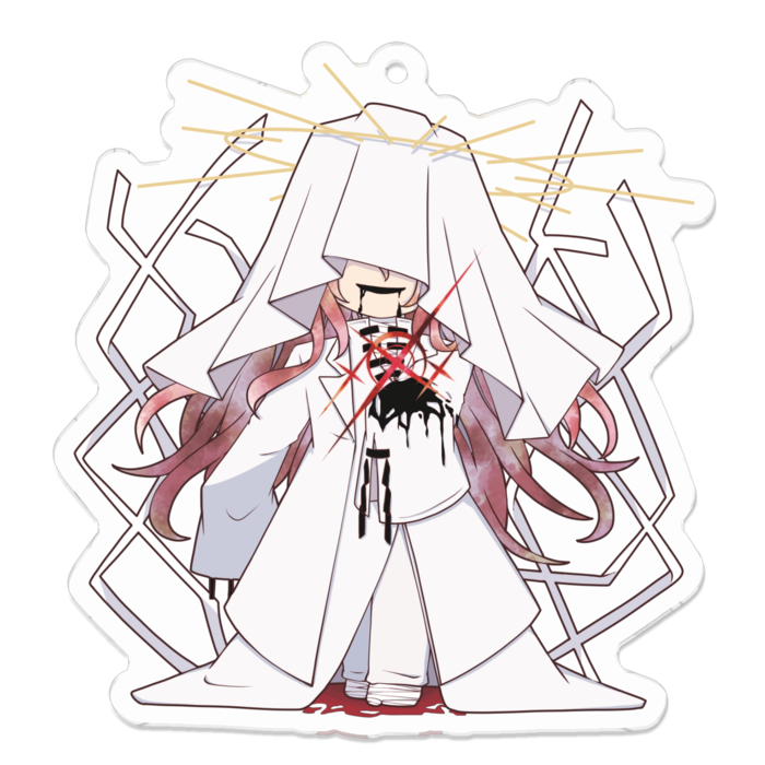 アクリルキーホルダー - 70 x 70 (mm)