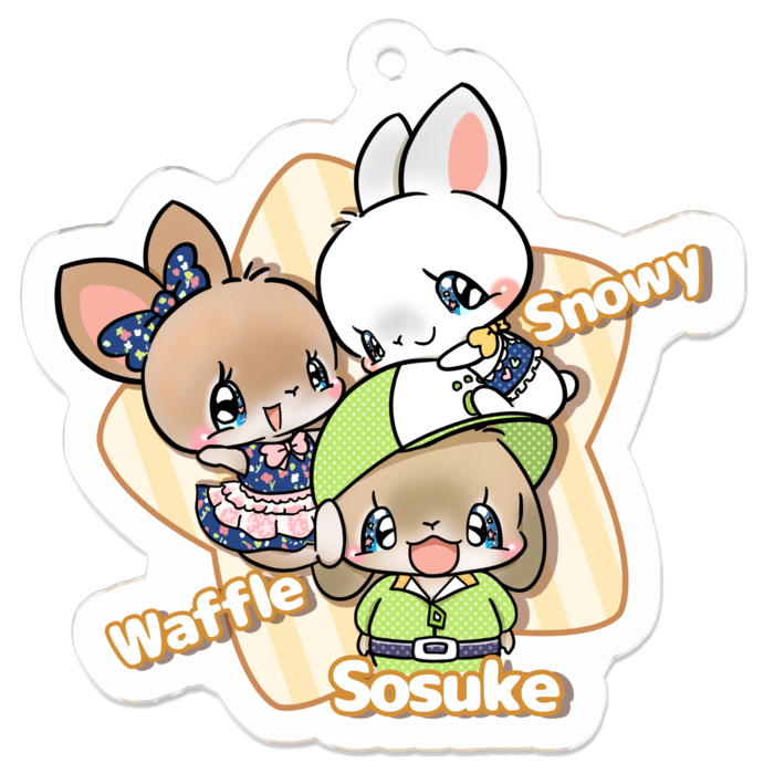 アクリルキーホルダー - 50 x 50 (mm)