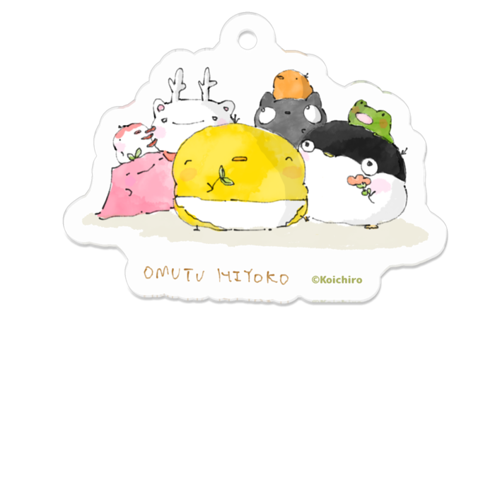 アクリルキーホルダー - 50 x 50 (mm)