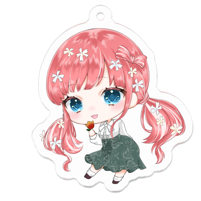 アクリルキーホルダー - 50 x 50 (mm)